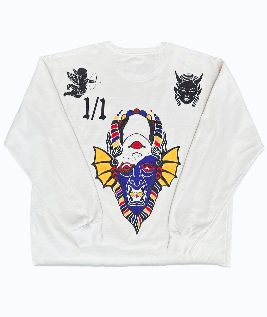 11 I.D. - ‘2face’ Elleaven Crewneck